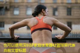深圳好家庭体育器材篮球架